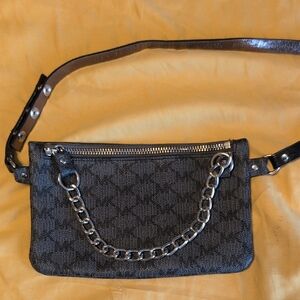 MK Black Chain Crossbody Bag